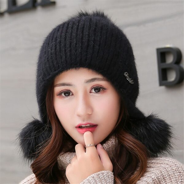 Winter Fashion Beanie Sweet Cute Wool Hat 4