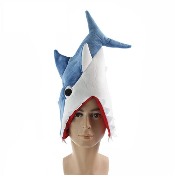 Plush Shark Hat for Funny Halloween Festival 6