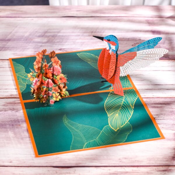 10 Packs 3D Hummingbird Pop-Up Birthday Cards Handmade Gifts 6