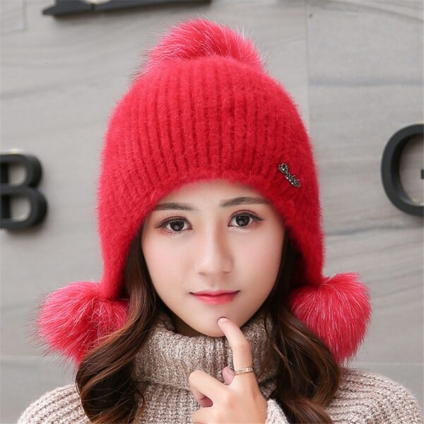 Winter Fashion Beanie Sweet Cute Wool Hat 5