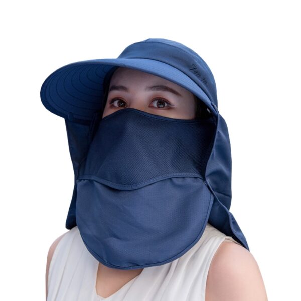 Breathable Summer Hat for Women Sun Hat With Mask 5