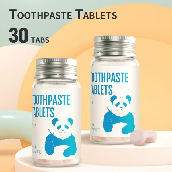 New Toothpaste Tablets Teeth Whitening Charcoal Removing Smoke Stain Bad Breath 4