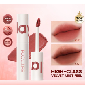 Velvet Matte Lip Gloss Waterproof Long-lasting Moisturizing Lightweight High Pigment