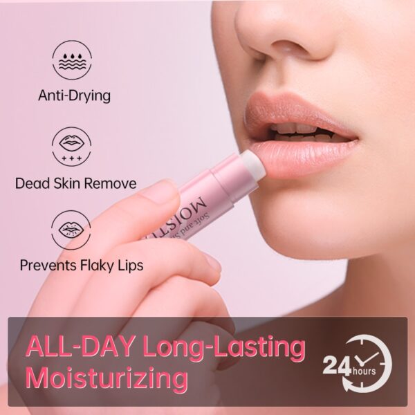Lip Balm Long-lasting Moisturizing Oil Anti-drying Dead Skin Hydration Lightening Plumper Lip Balm 3