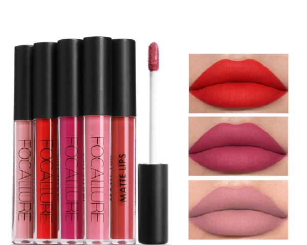 Waterproof Liquid Lipstick Chameleon Shimmer Lipstick Metal Lip Gloss