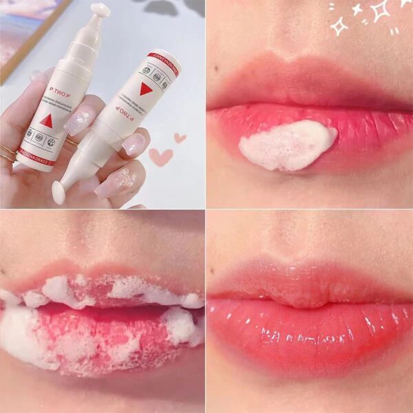 Lip Bubble Mask Exfoliant Reduce Pigmentation Balm Lighten Black Lip Anti-Cracking Moisturizing 2