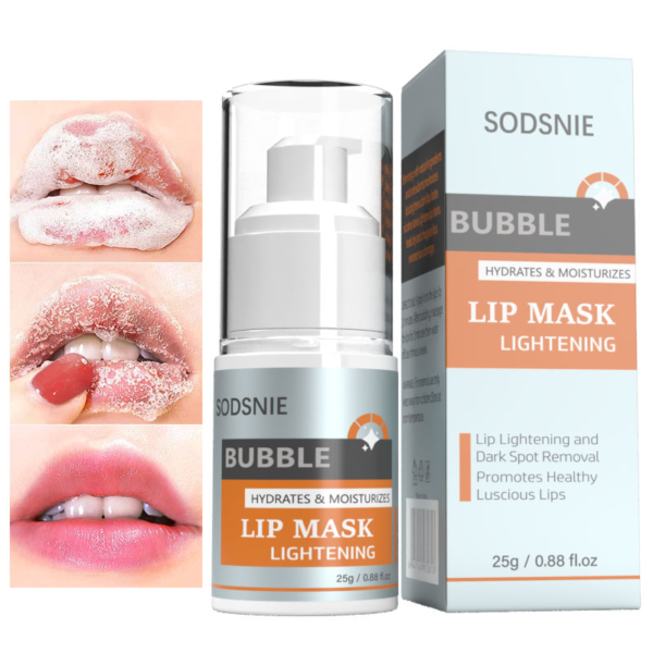 Bubble Lip Lightening Mask For Dark Lips Moisturizing Remove Dead Skin Reduce Pigmentation 4