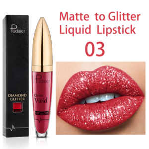 Shiny Lip Gloss Waterproof Long Lasting Matte To Glitter Liquid Lipstick 4