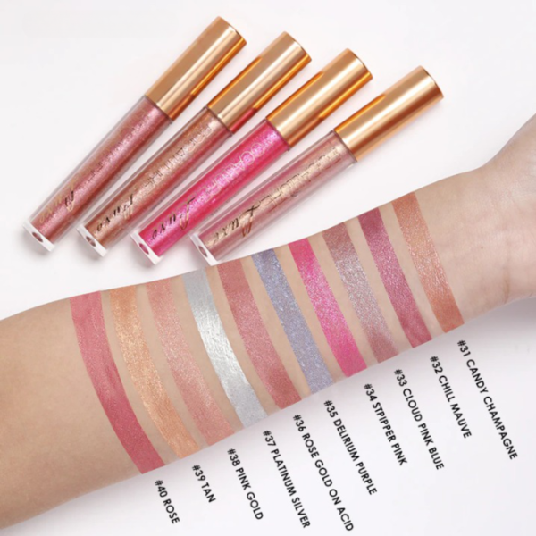 Waterproof Liquid Lipstick Chameleon Shimmer Lipstick Metal Lip Gloss 2