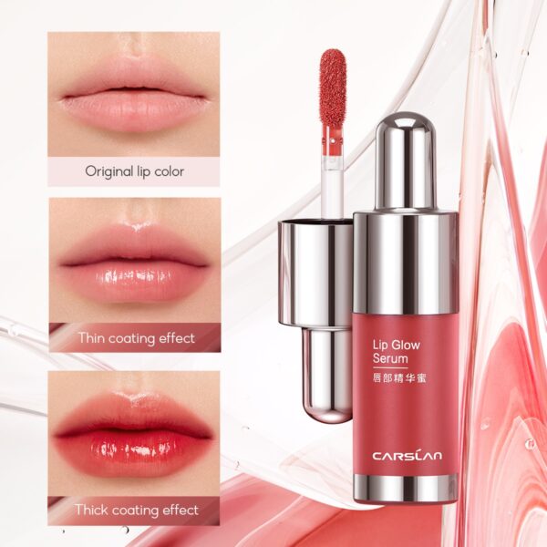 Tinted Lip Glow Serum Essential Oil Moisturizing Lip Glaze Plumper Mirror Water Lip Gloss 4