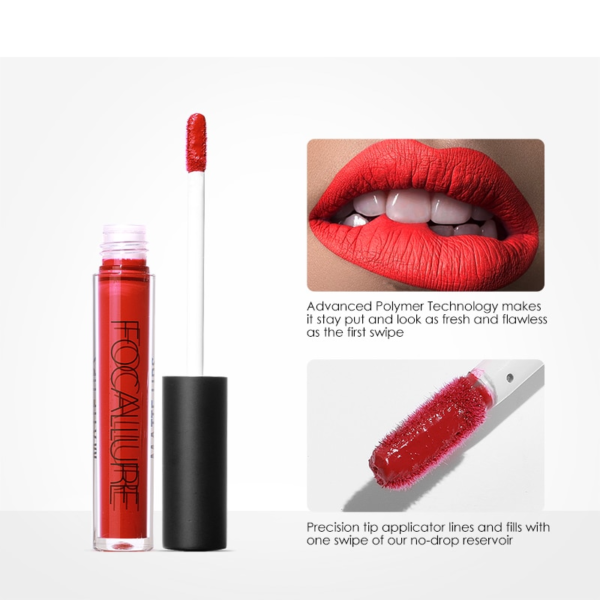 Waterproof Liquid Lipstick Chameleon Shimmer Lipstick Metal Lip Gloss 3