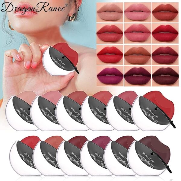 Lip-shaped Lipstick Lazy Lipstick Color Changing Moisturizing Waterproof Non-stick Cup 2