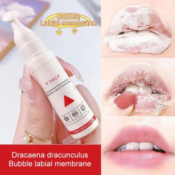 Lip Bubble Mask Exfoliant Reduce Pigmentation Balm Lighten Black Lip Anti-Cracking Moisturizing 3