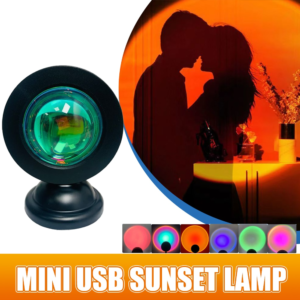 Mini USB Sunset Lamp Night Light 16 Colors